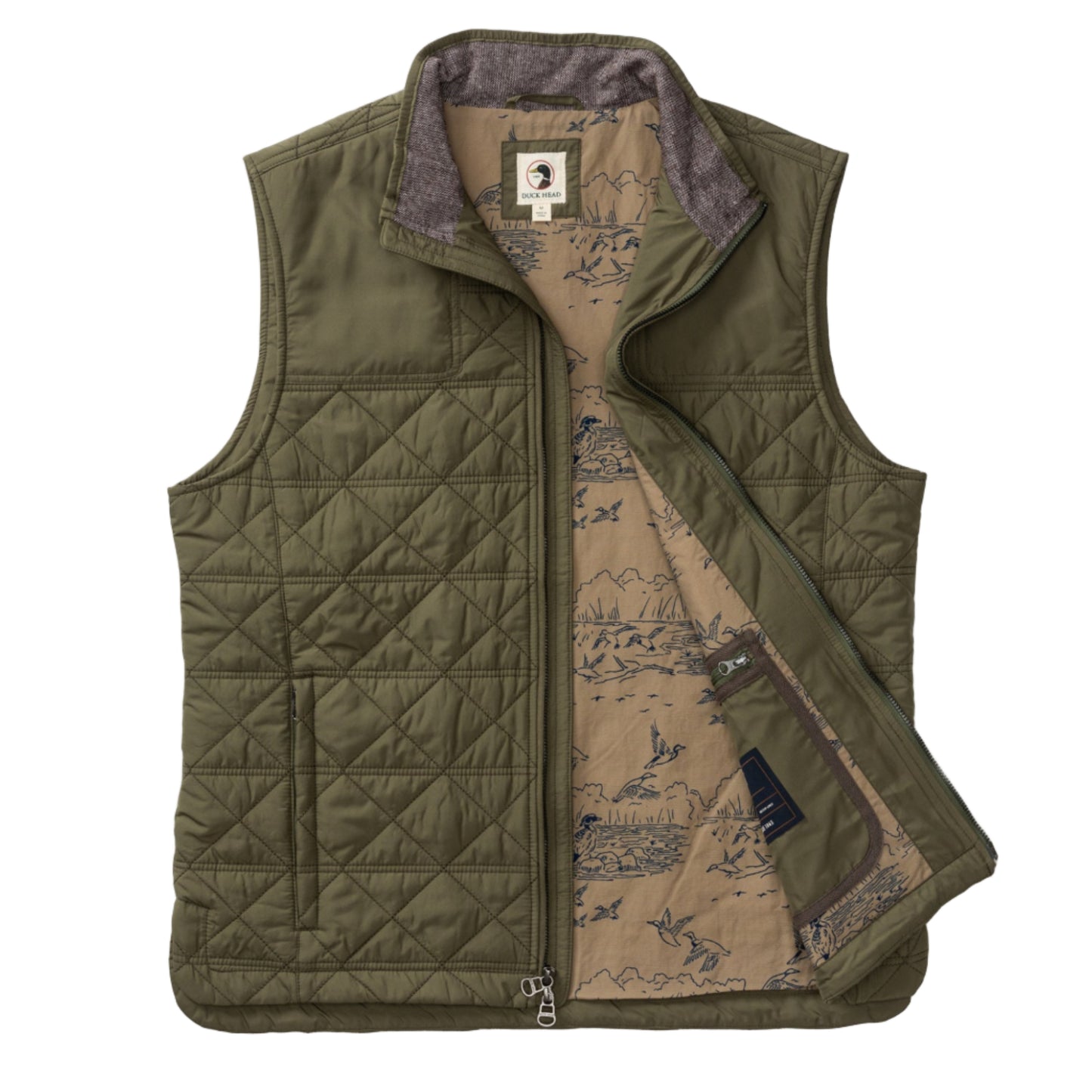 Fremont Sport Performance Quilted Vest (Olive)
