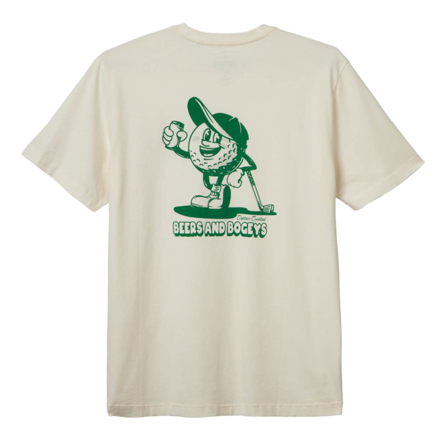 Beers and Bogeys T-Shirt (Natural)