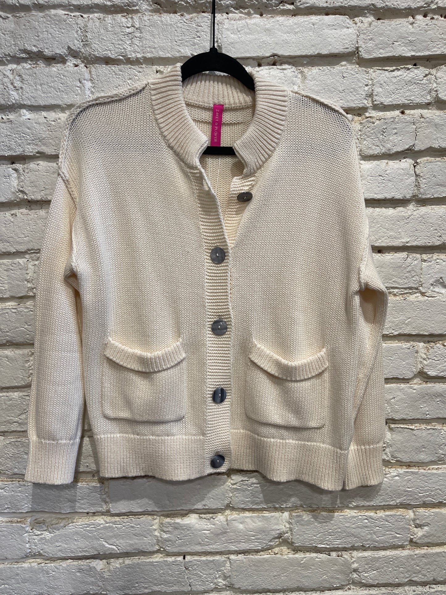 OLD MONEY CARDI VANILLA