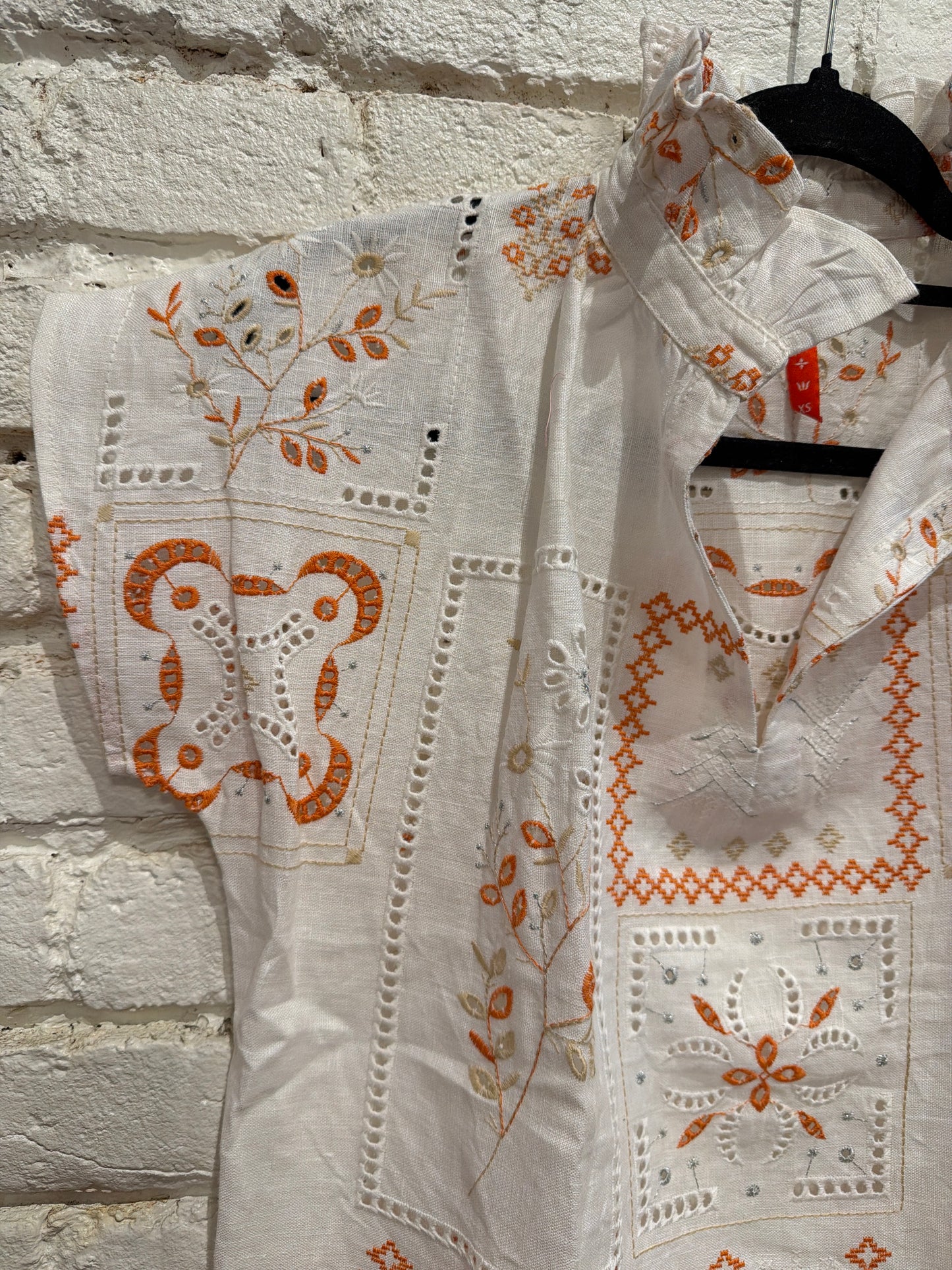 VICKI SS TOP OAXACA LINEN