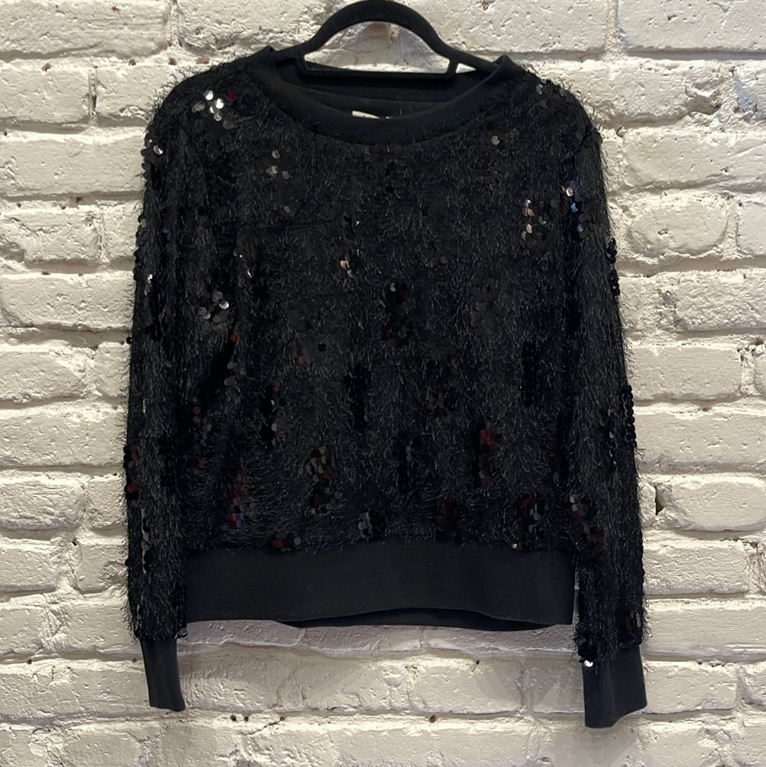 PAILLETTE SEQUIN SWEATSHIRT