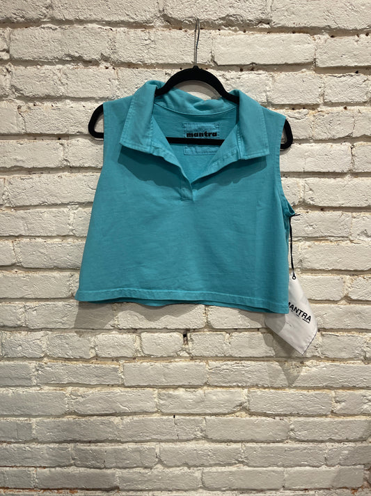 PIPER COLLAR TANK TEAL