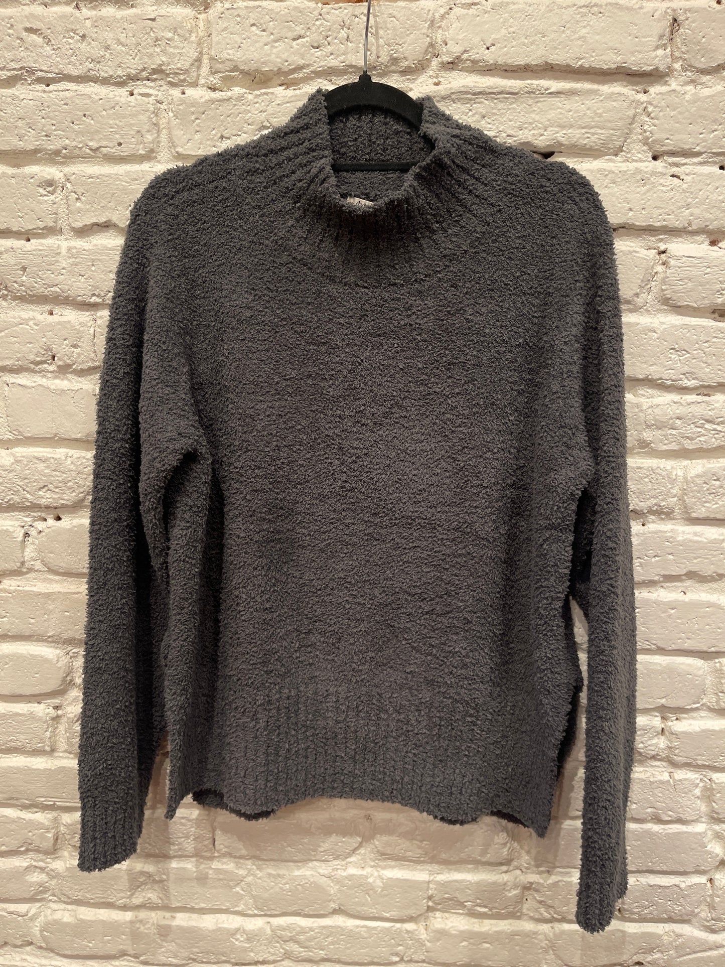 MOCK PULLOVER CHARCOAL