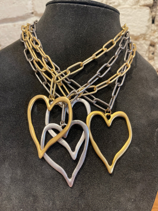 18" XL PAPERCLIP W/ HEART 1856H