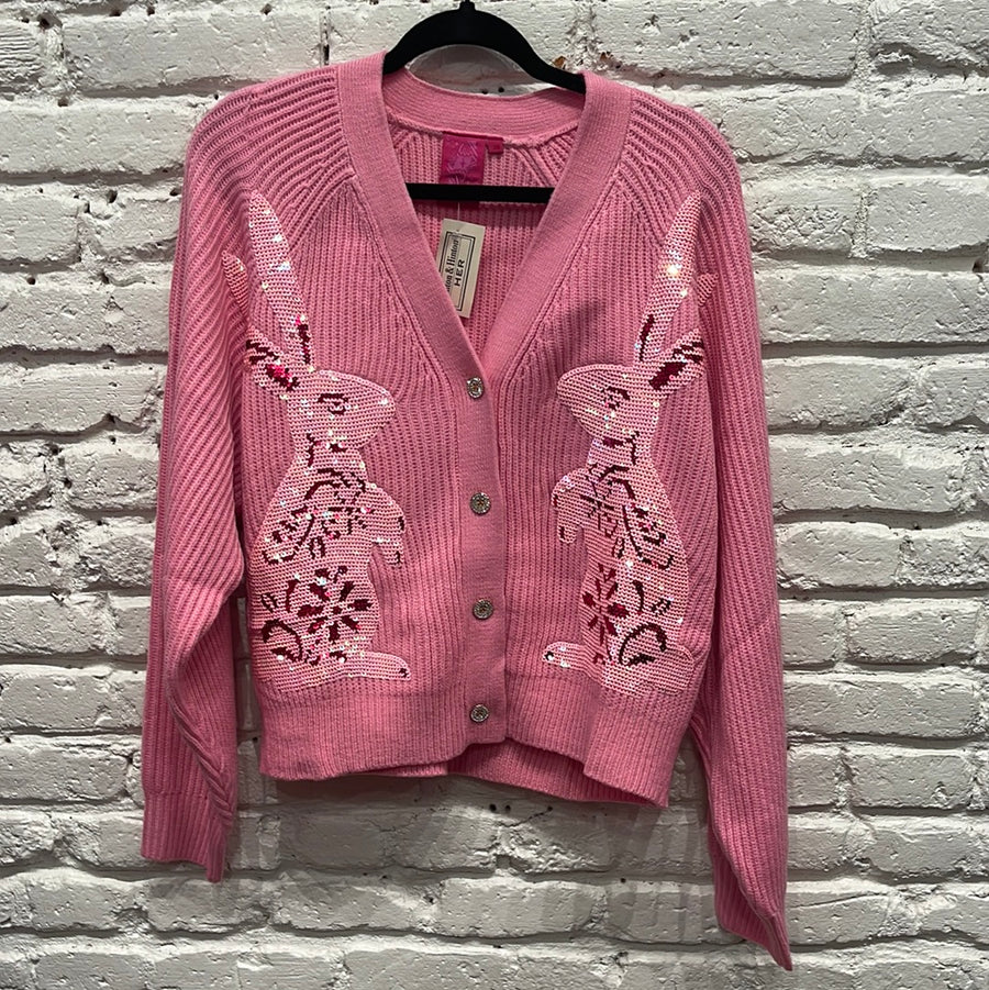 PINK BUNNY CARDIGAN