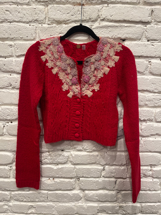 PIXIE CARDI / RED