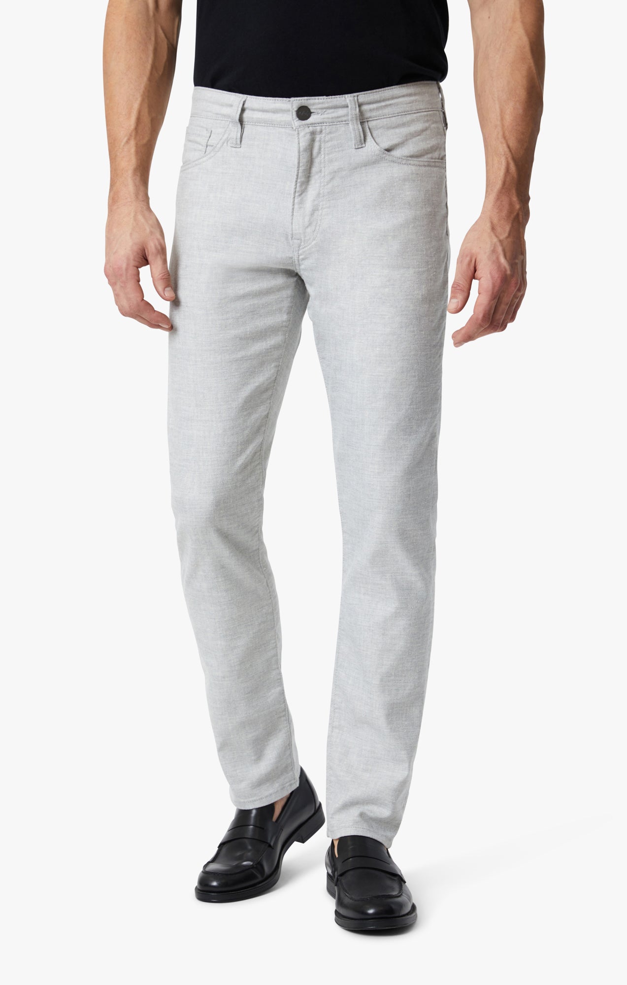 Courage Straight Leg Pants (Light Grey Hemp)