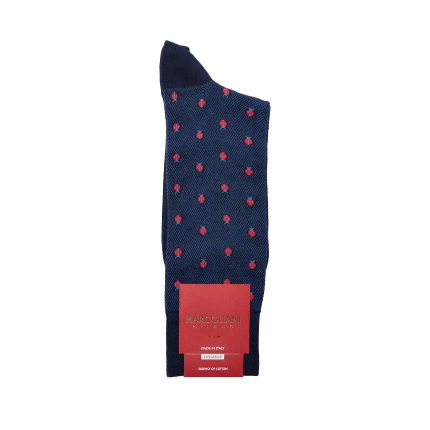 Ladybug Socks (Navy)