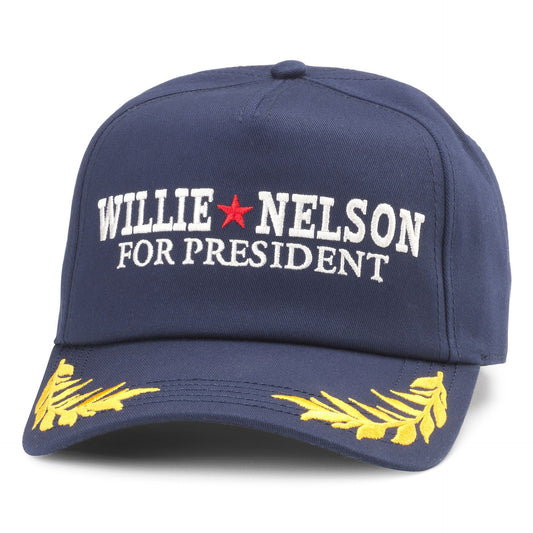 Club Captain Hat - Willie Nelson (Navy)