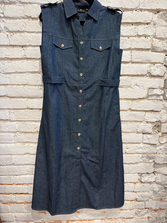 EVELINA DRESS BLUE
