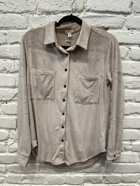 MAEVE CORDUROY SHIRT NATURAL