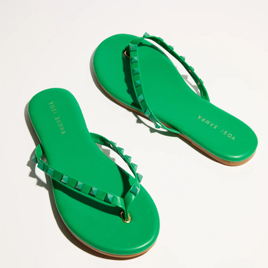 RIVINGTON STUD FLIP FLOP GREEN