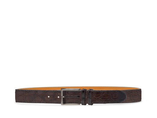Eastwood Crocodile Belt (Brown)