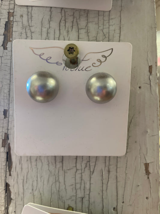 GLOBE STUD 3011L BRUSHED