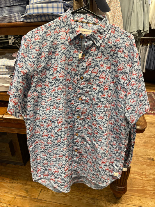 Shark Button Up