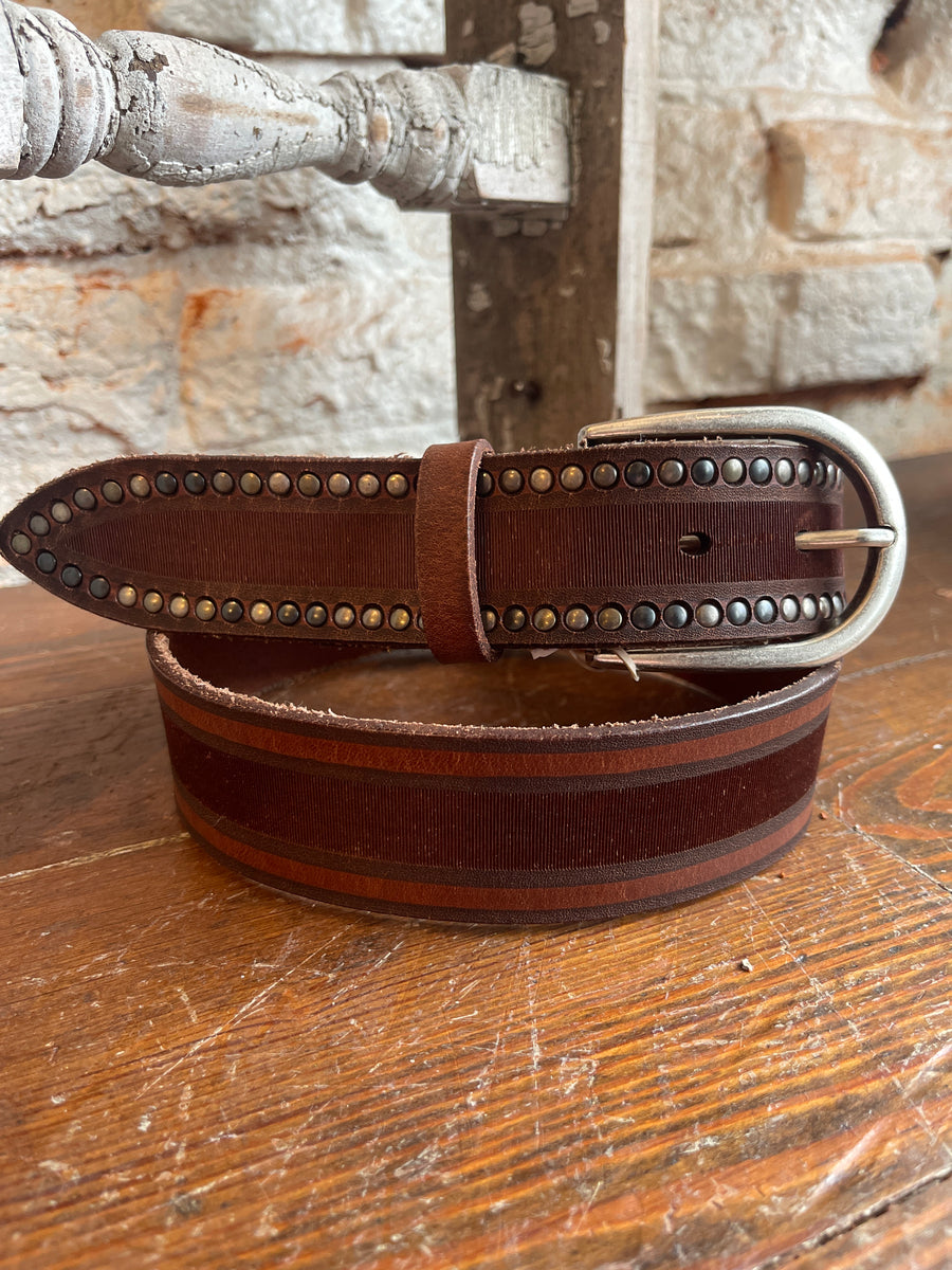 ITALIAN TRIPLE STRIPE CONAG 1.5" BELT