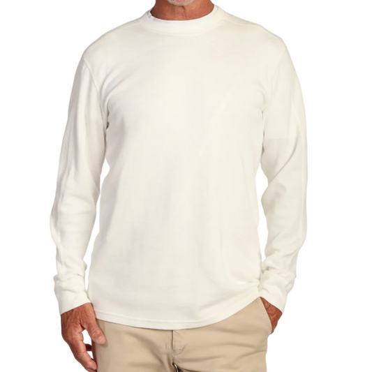True Grit Long Sleeve Modern Crew (Vintage Chalk)
