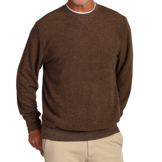 Apres Fleece Vintage Sweatshirt (Brown)