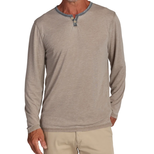 Bowery L/S Slit Tee (Vintage Sage)