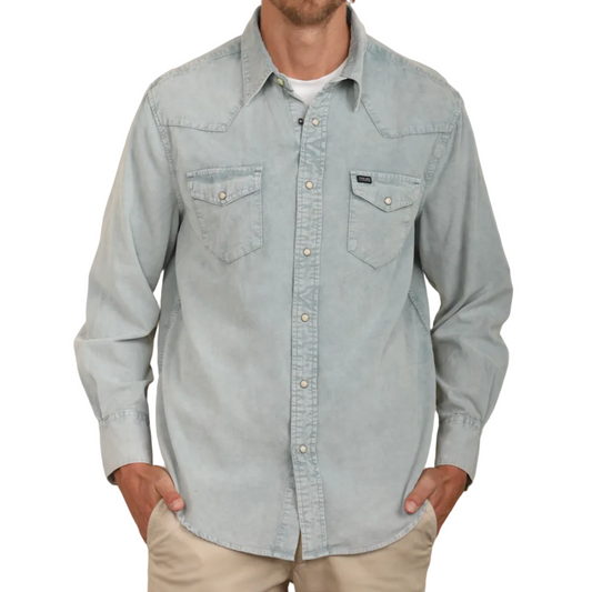 Jackson Cord Americana Shirt (Denim Blue)