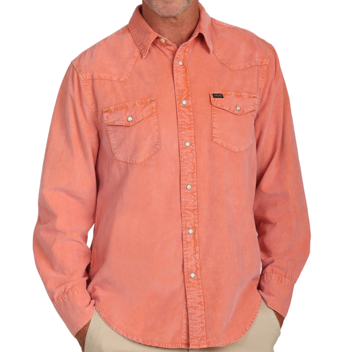 Jackson Cord Western Shirt (Mineral Red)