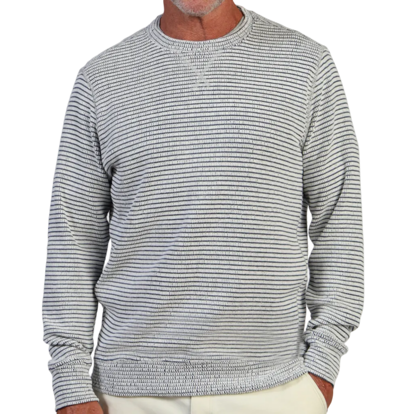 Baja Stripe Sweatshirt (Blue)