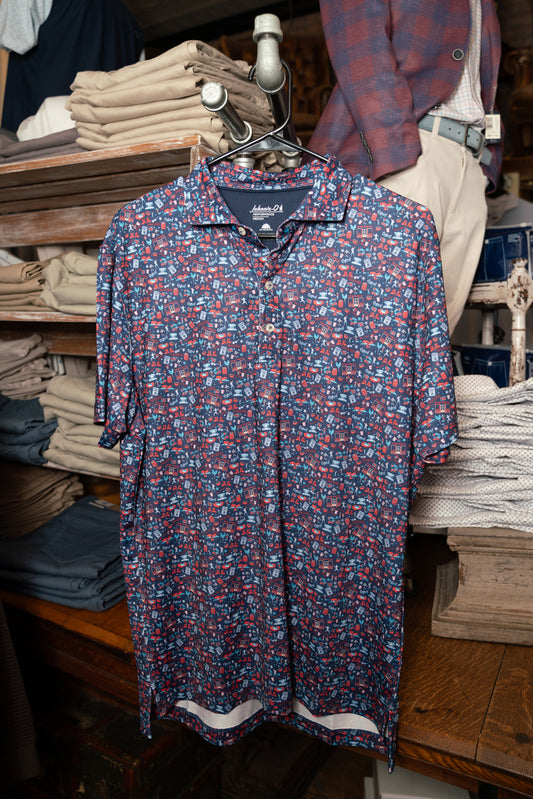 Destination Oxford Polo (Navy)
