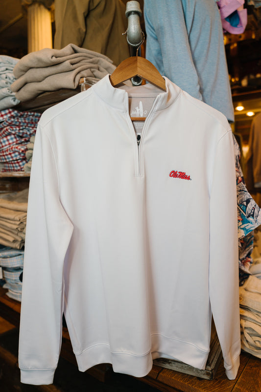 Ole Miss Diaz Pullover (White)