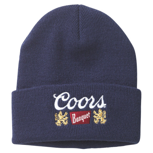 Cuffed Knit Beanie - Coors Banquet (Navy)