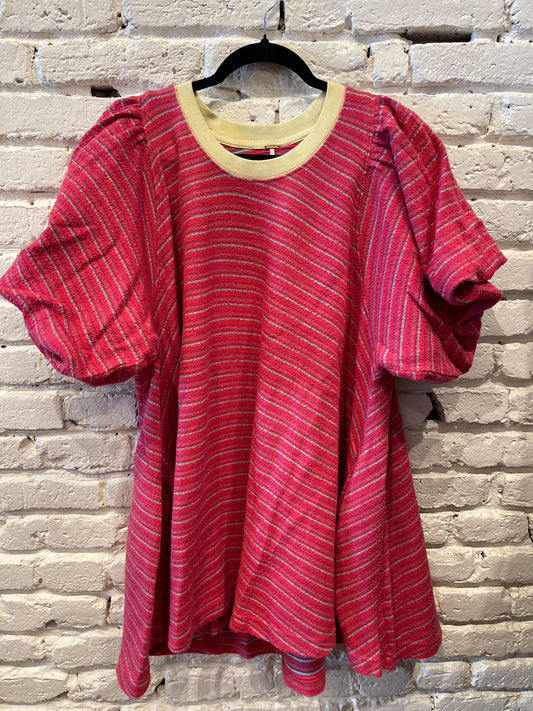 HUDSON DRESS RED COMBO