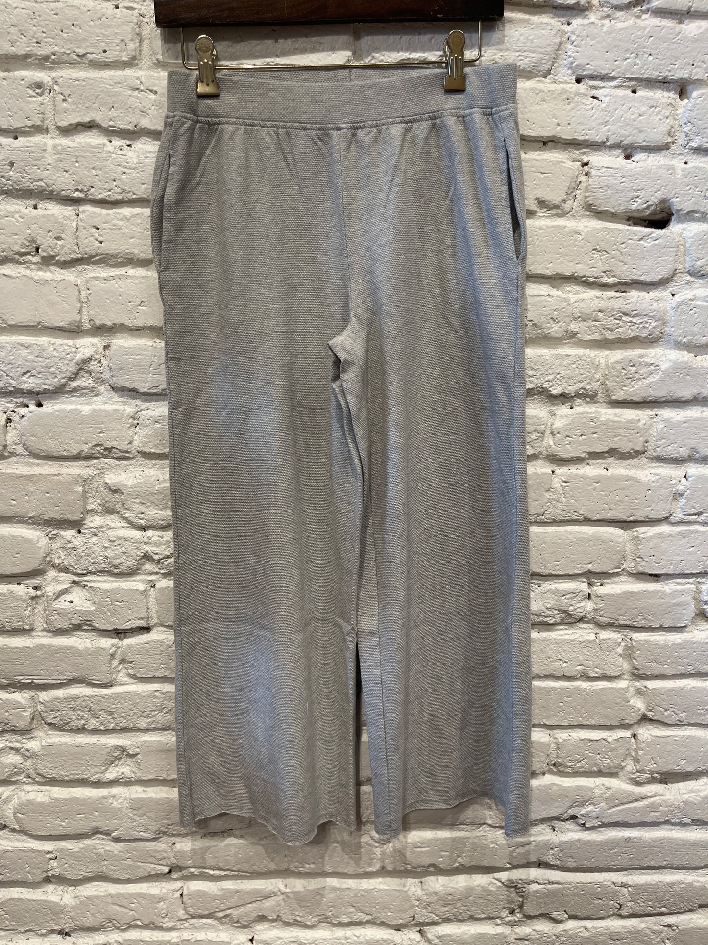 CROPPED PANTS HEATHER GREY