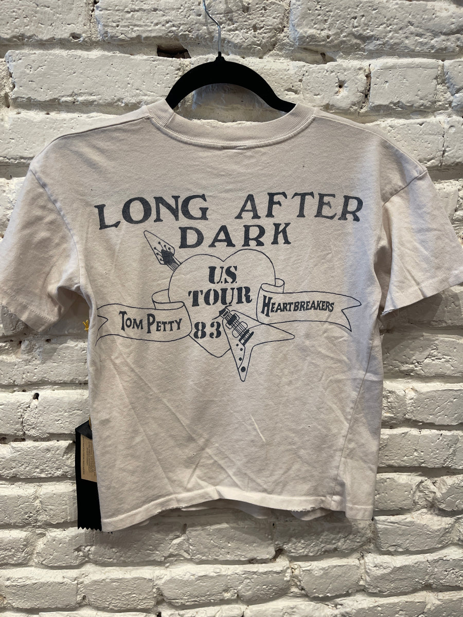 TOM PETTY VTG WHITE CROP TEE