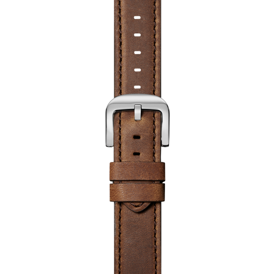 Shinola 24mm British Tan Leather Watch Strap (XL)