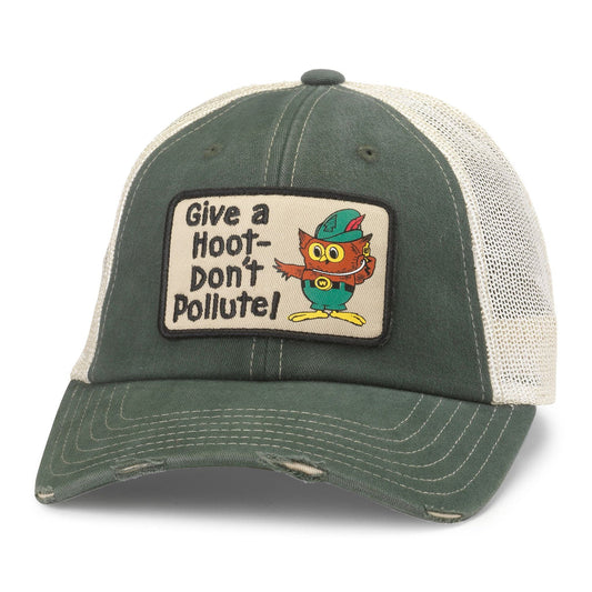 Orville Hat - Woodsy Owl (Stone/Green)
