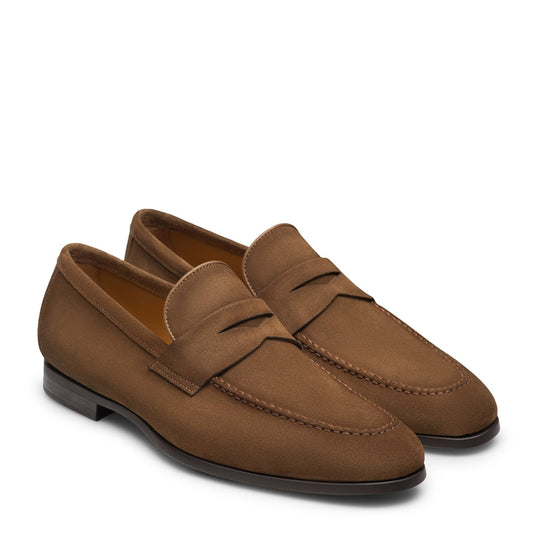 Diezma Penny Loafers (Taupe Suede)