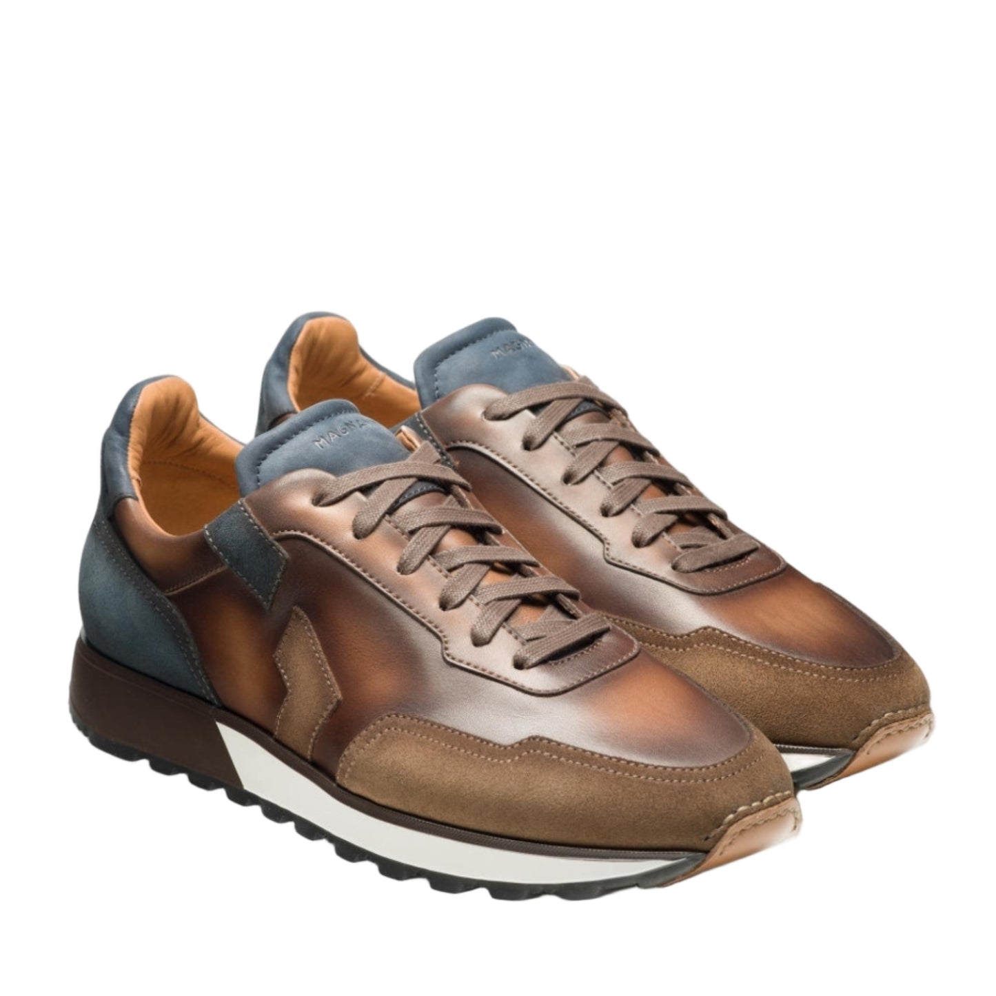 Aero Sneaker (Navy/Brown)