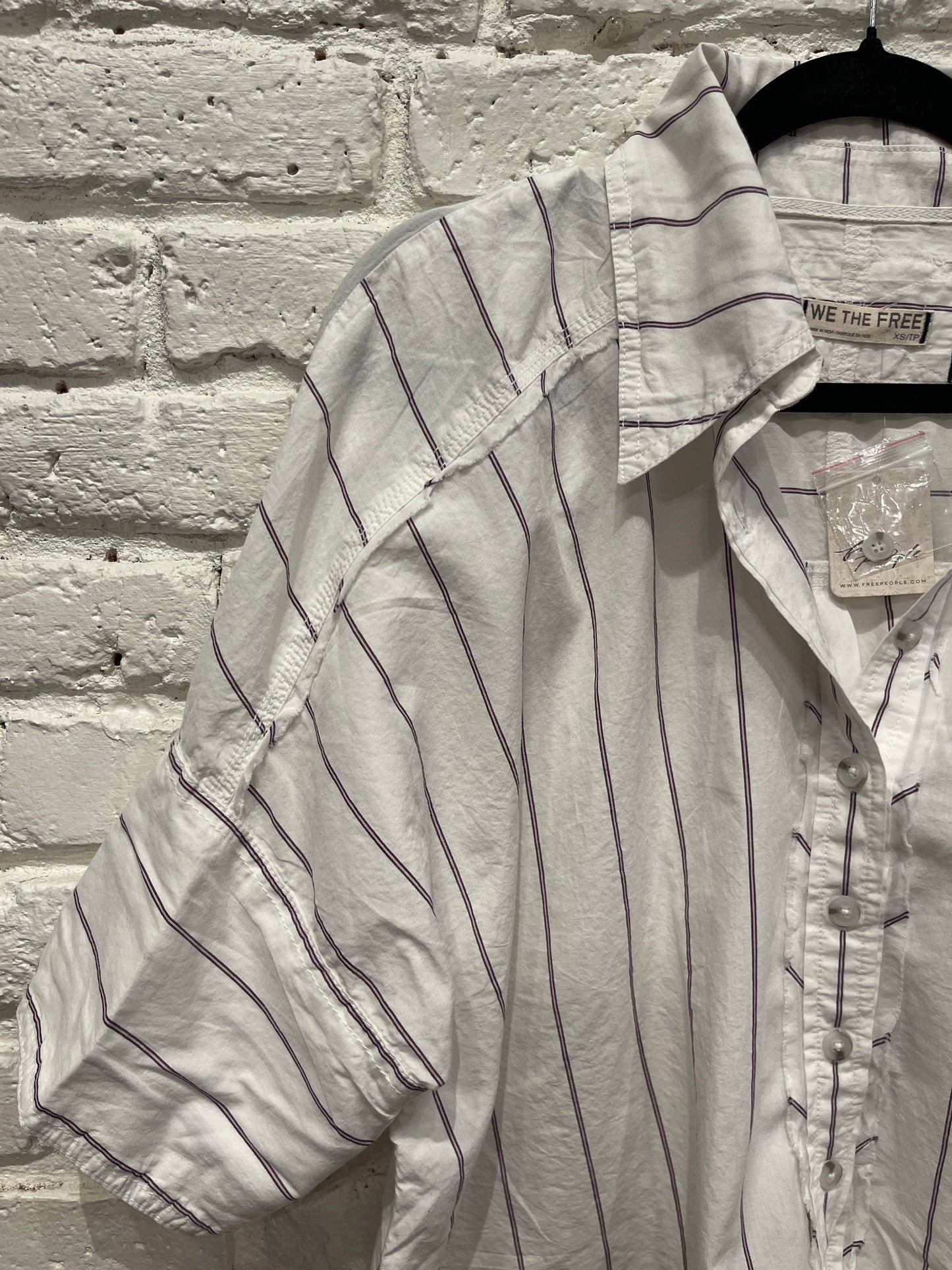 SEASIDE COTTON STRIPE SHI / IVORY COMBO