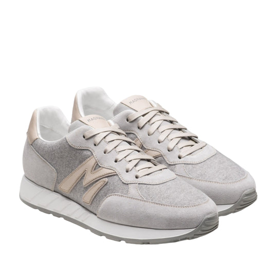 Yoki Retro Sneaker (Metal Suede/Bone)