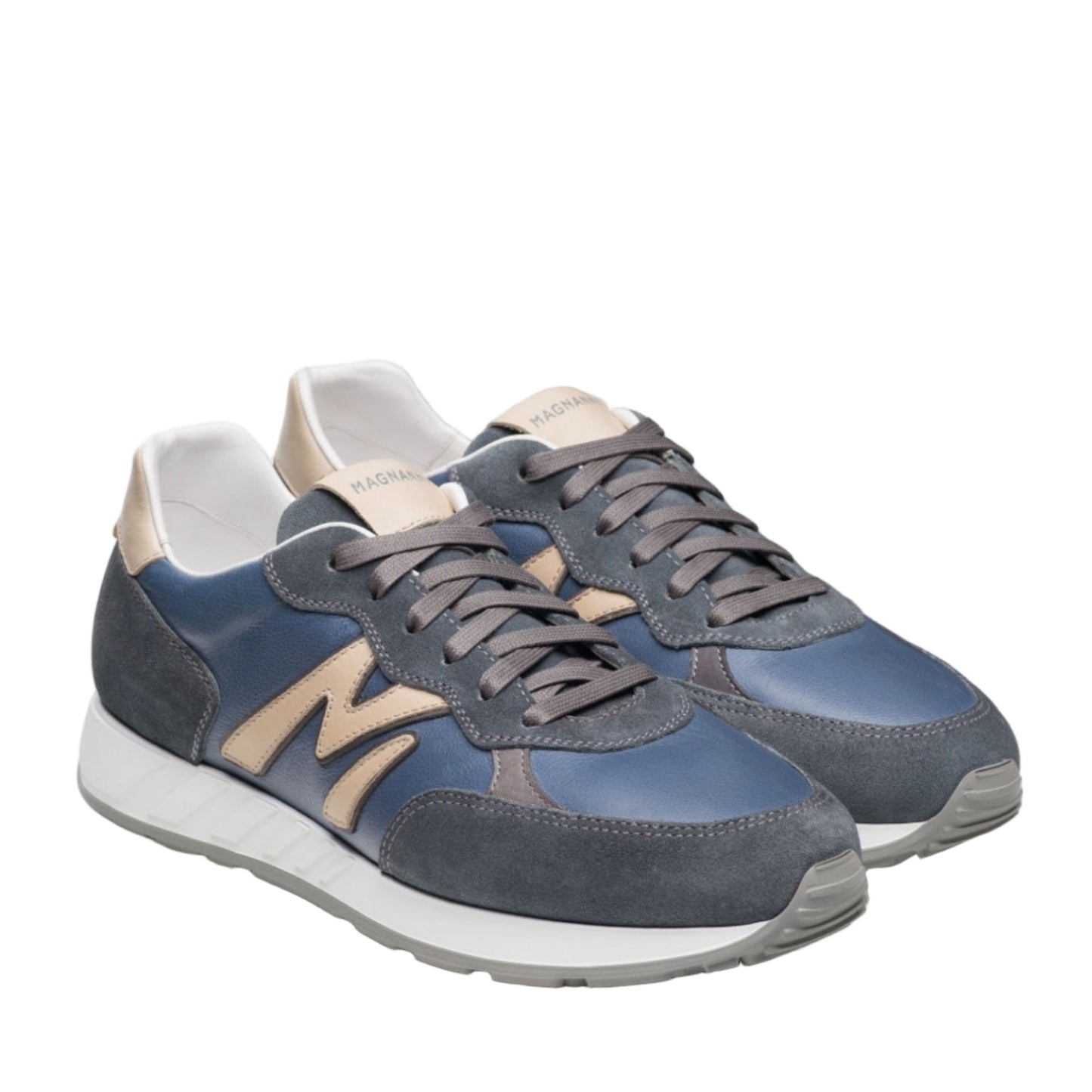 Yoki Retro Sneaker (Indigo Suede/Cream)