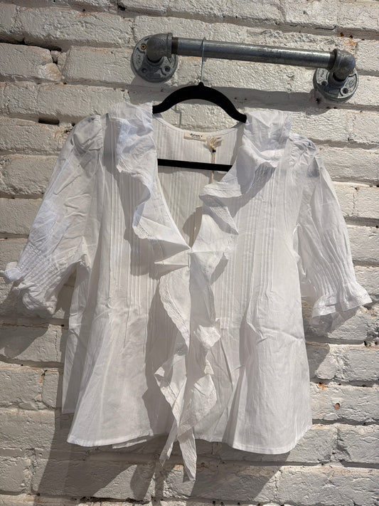 ELLE WHITE BLOUSE