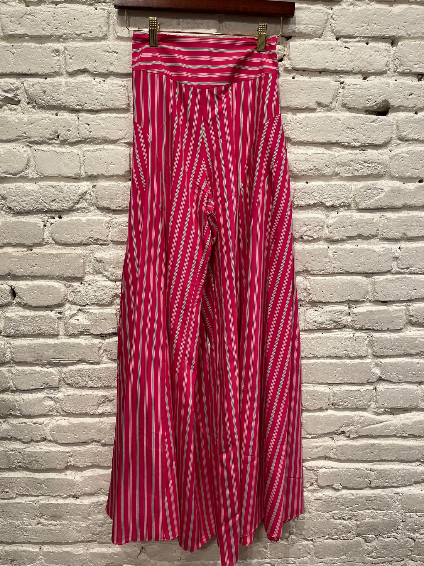 WIDELEG PANT PINK STRIPE MD1027CT