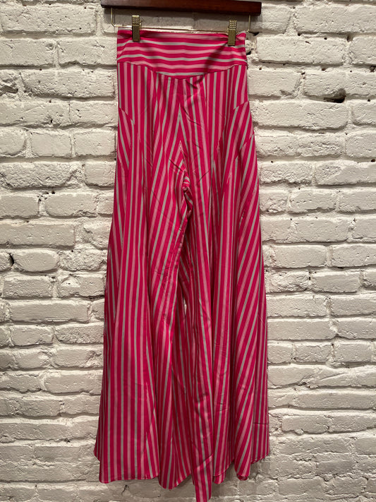 WIDELEG PANT PINK STRIPE MD1027CT