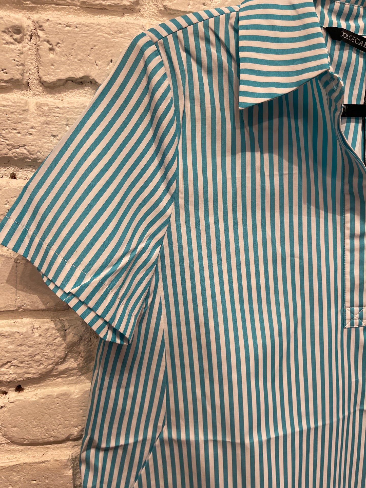 TEAL STRIPE DRESS 226