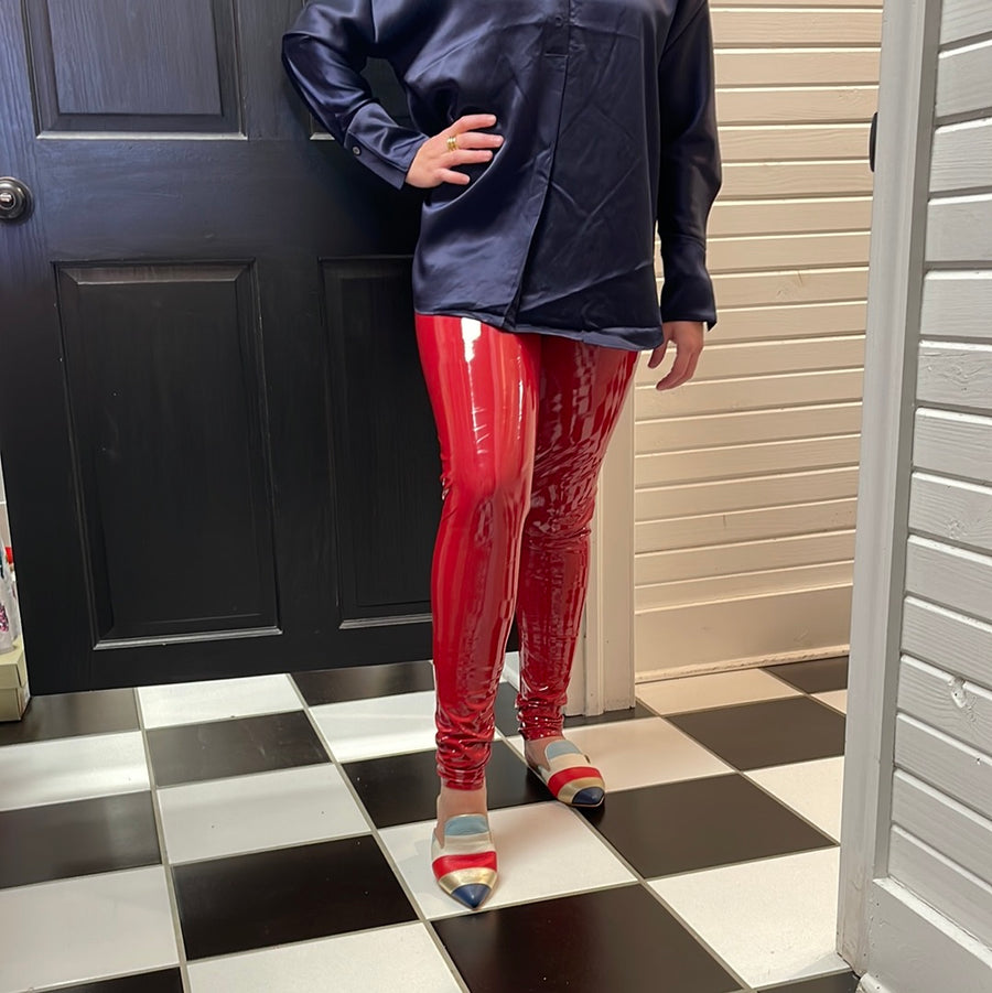 PATENT LEATHER LEGGING