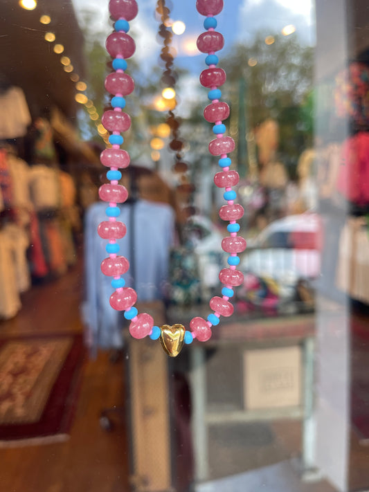 GOLD HEART NECKLACE