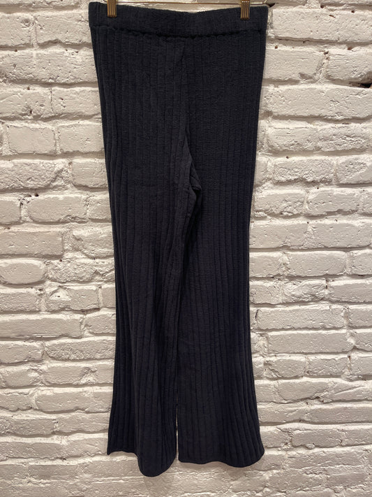 SUPERSOFT WIDE RIB PANT ONYX