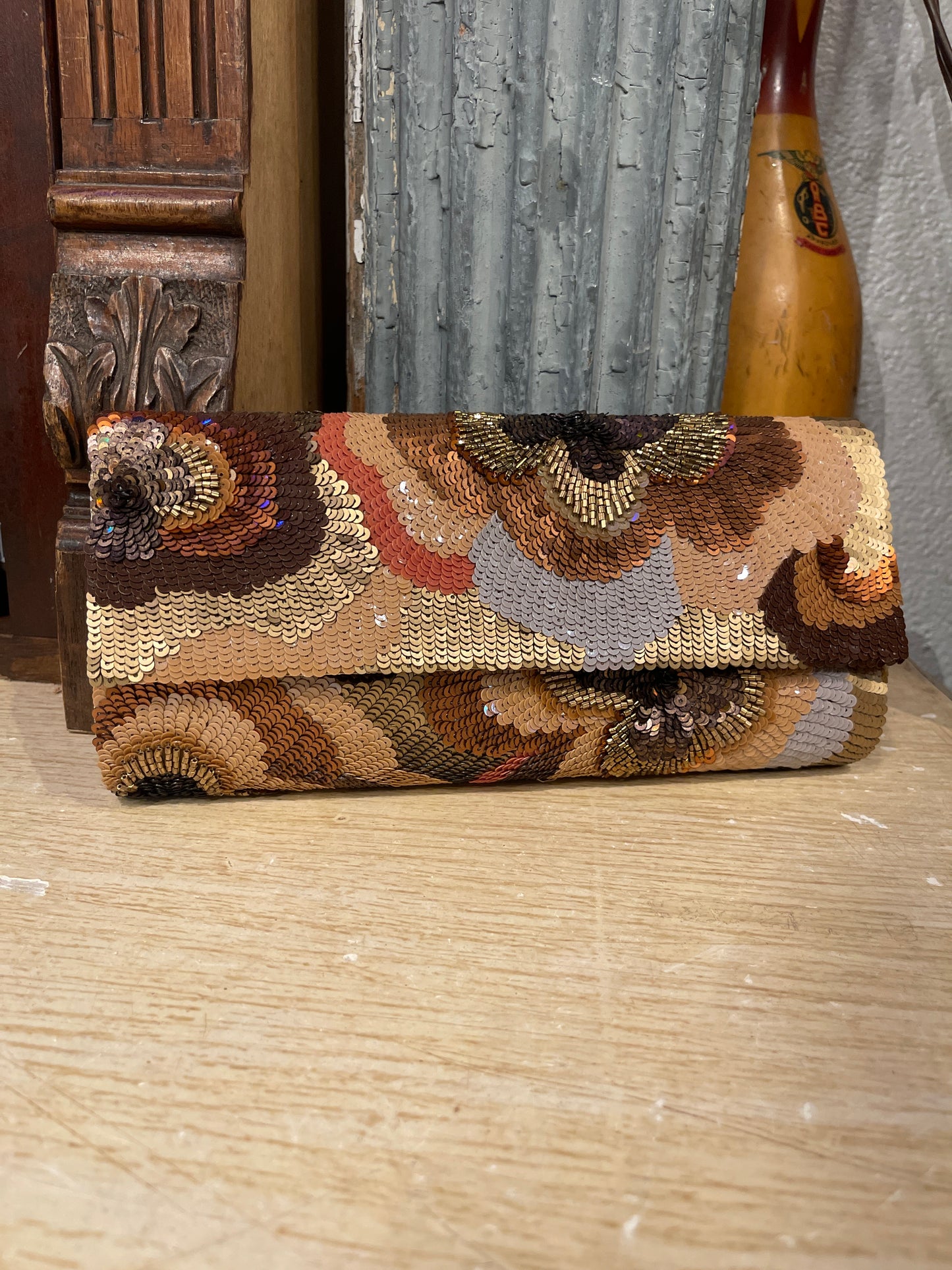 CIRA CLUTCH BROWN