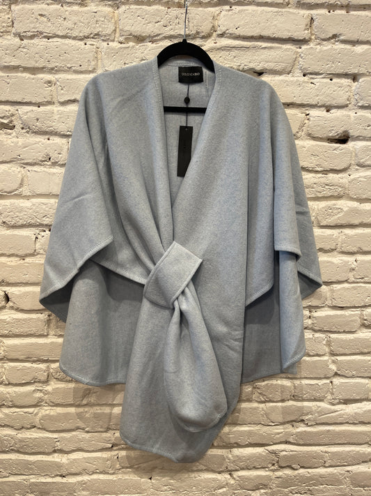KNIT WRAP POWDER BLUE