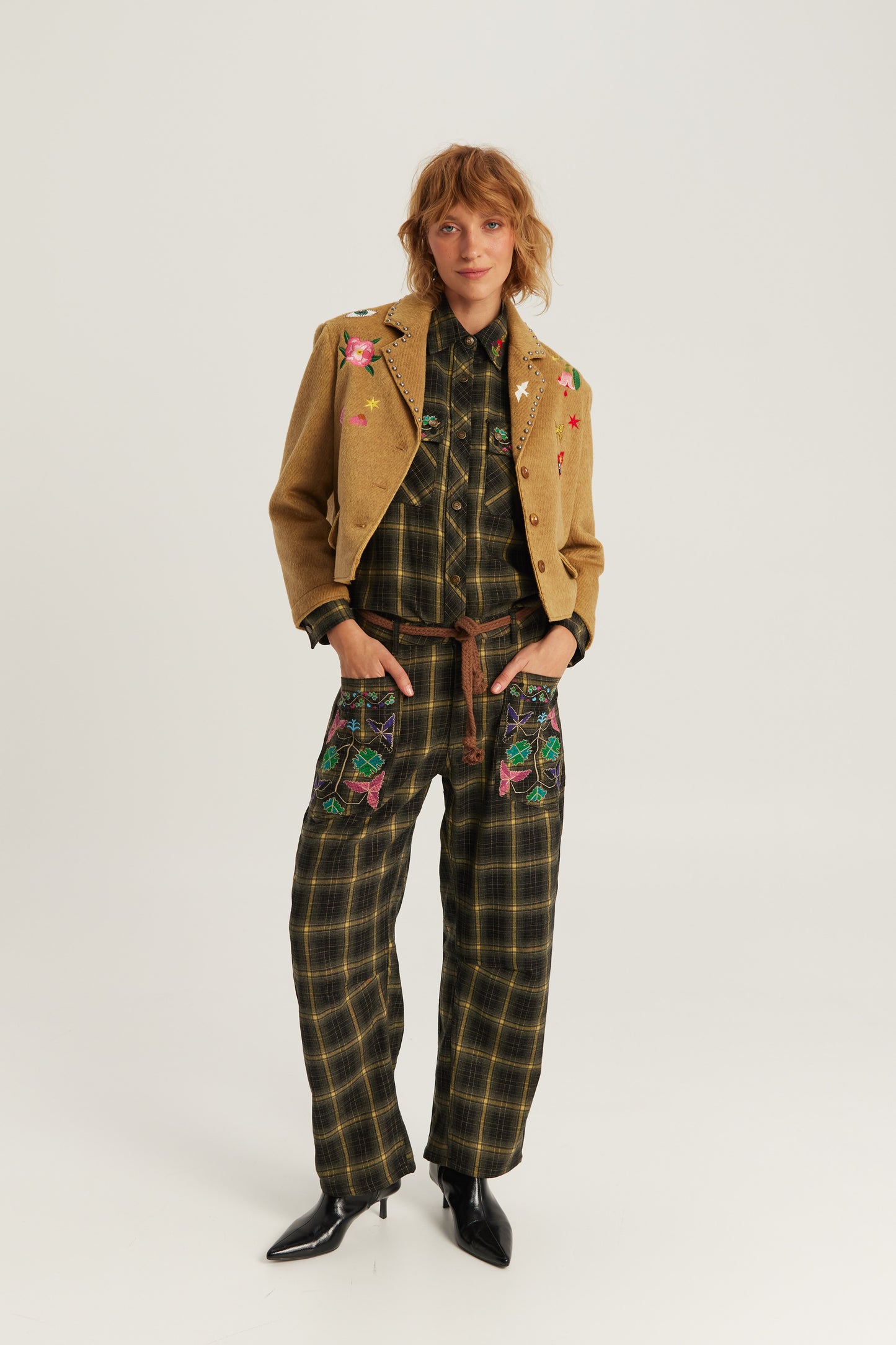 HEVEN SHORT JACKET WITH EMB