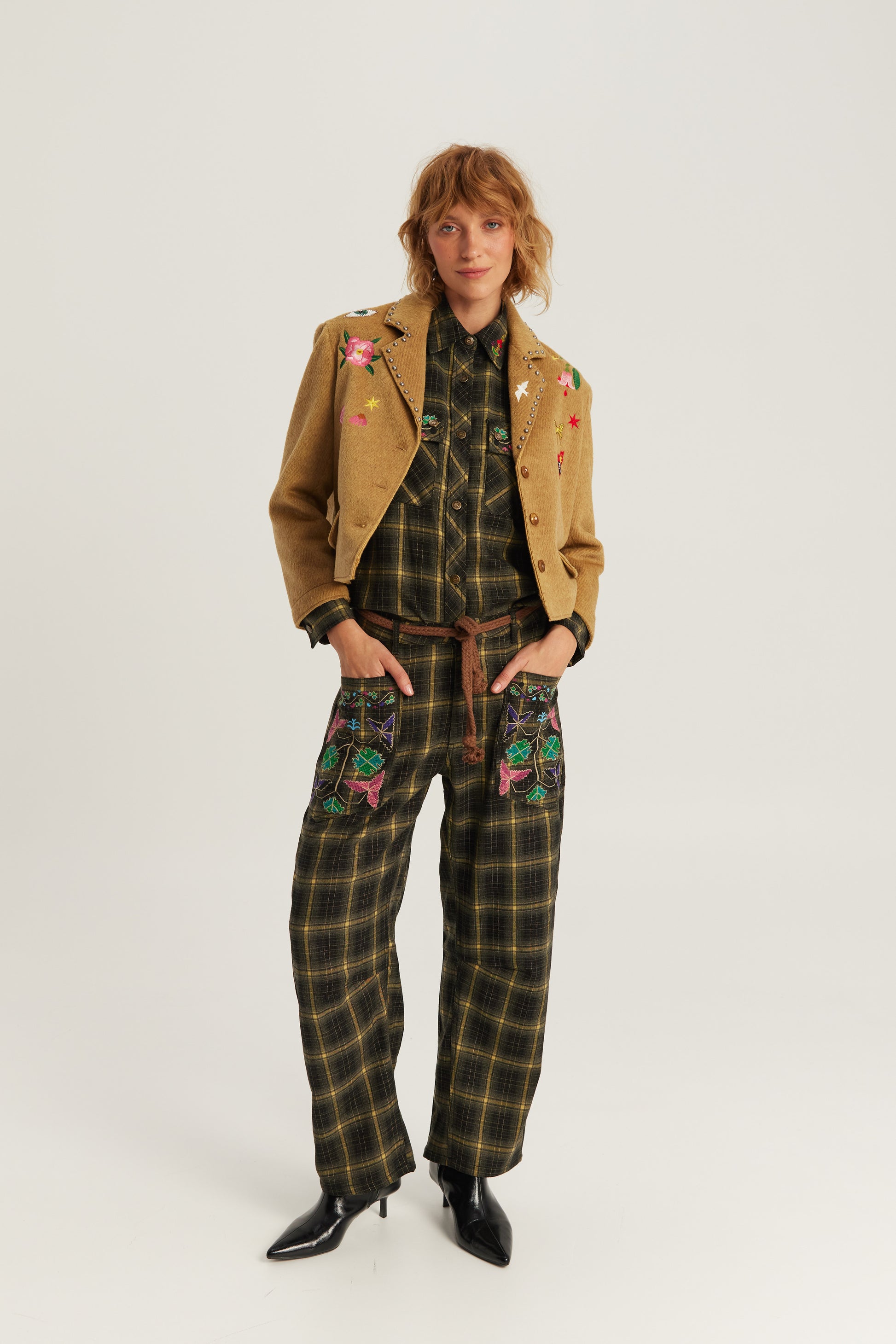 HEVEN SHORT JACKET WITH EMB